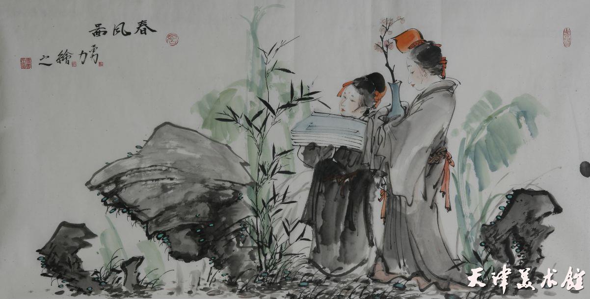 唐勇力-春风图-138x68cm.jpg